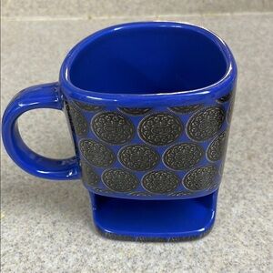 Blue and Black Cookie Mug